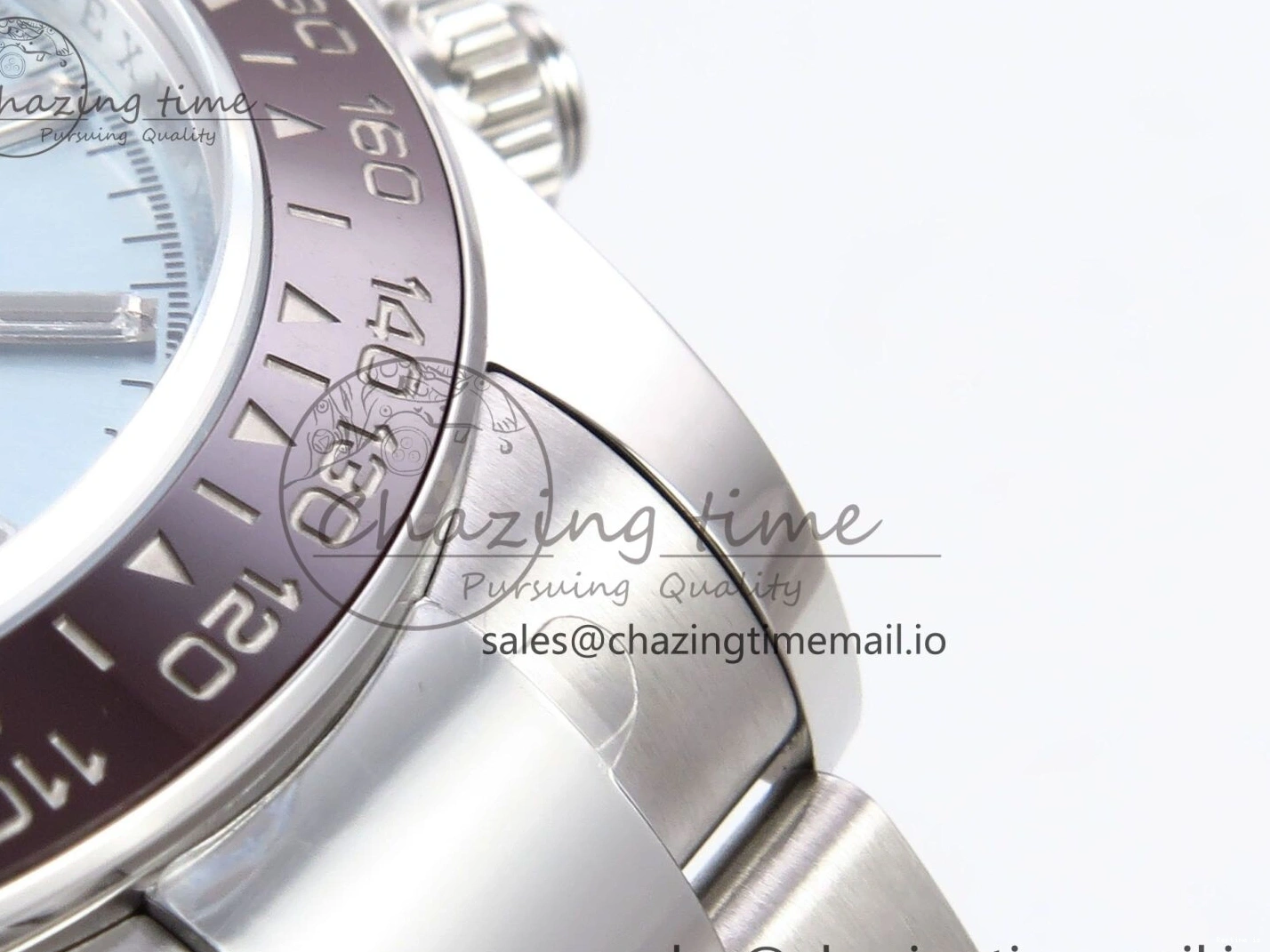 0110 UrbanStyle Daytona 116506 AR+SF 1:1 Best Edition Ice Blue Brown Dial Crystal Markers on SS Bracelet SH 1009